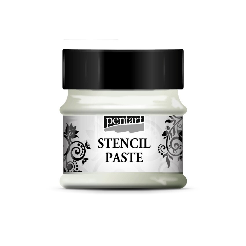 Pasta de sablonare 3D Pentart - flori de gheata, 50 ml