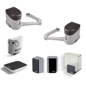 Kit automatizare porti batante NICE HykeKit Kit automatizare porti batante NICE HykeKit