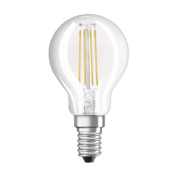Bec LED Osram Superstar P40, E14, 5W (40W), 470 lm, filament, dimabil, lumina calda Bec LED Osram Superstar P40, E14, 5W (40W), 470 lm, filament, dimabil, lumina calda