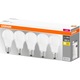 Osram Base matt műanyag búra, 8,5W, 806lm, 2700K, E27 LED körte izzó 5 db
