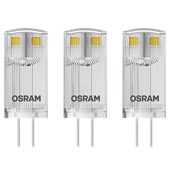 Set 3 becuri LED Osram Pin CL10, G4, 0.9W (10W), 100 lm, lumia calda Set 3 becuri LED Osram Pin CL10, G4, 0.9W (10W), 100 lm, lumia calda