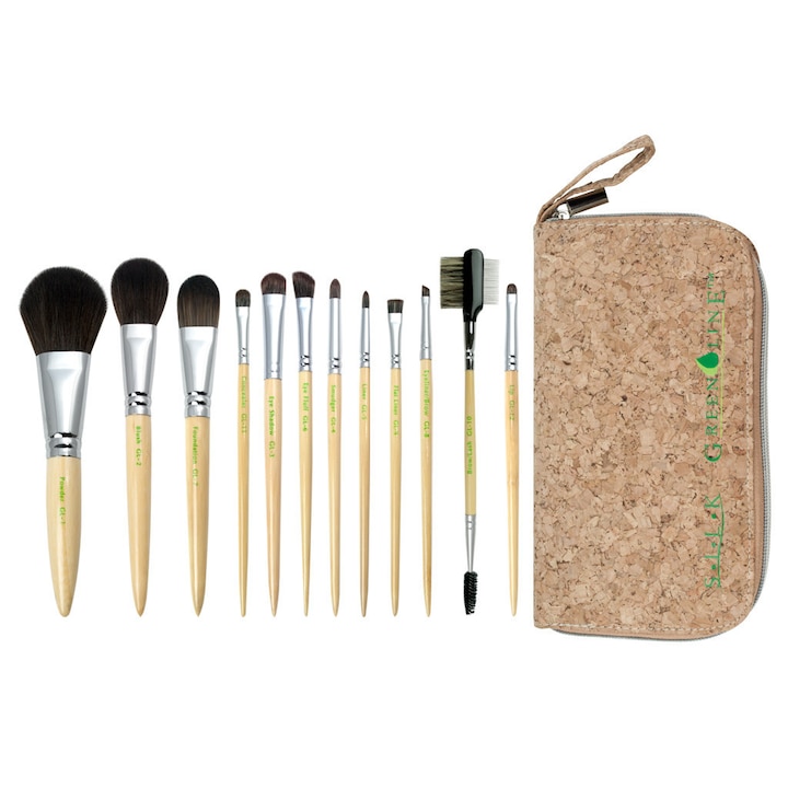 Set 12 pensule - Pc GreenLine Travel Zip Case