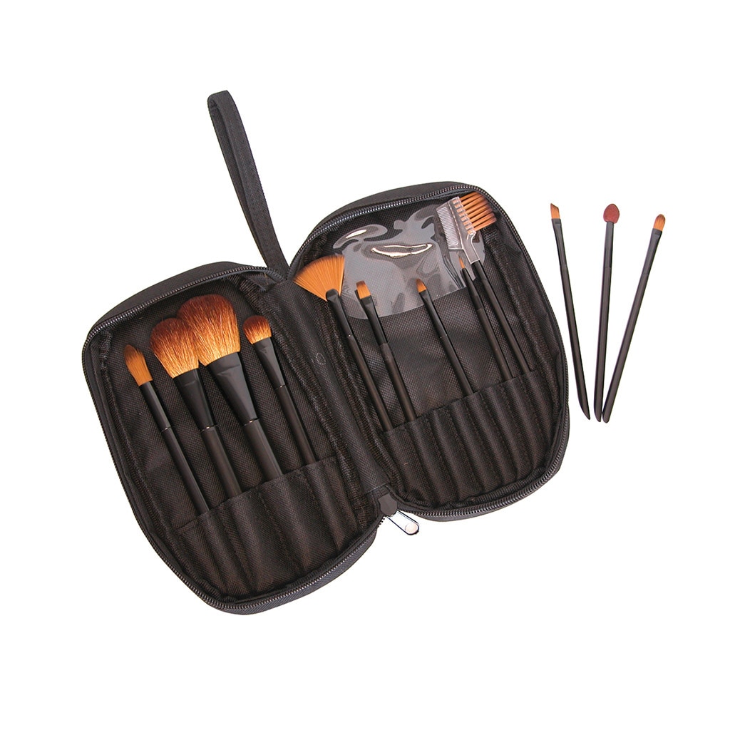 Set 12 pensule pentru machiaj MAJESTIC