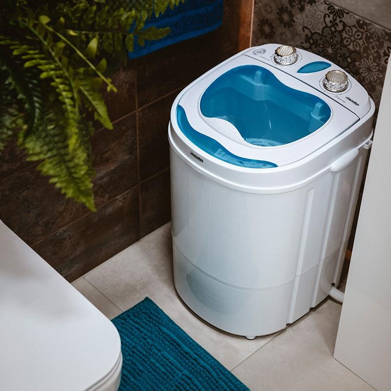 Masina de spalat rufe semiautomata portabila MESKO MS 8053, 580 wati, alb