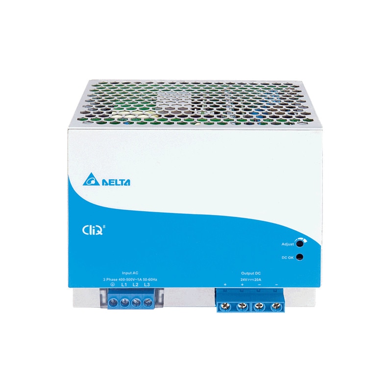 Sursa alimentare CliQ2: IN 3x400VAC, OUT 24VDC, 480W, 20A, sina DIN