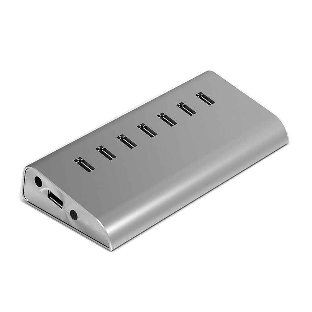 HUB USB 3.0 extern, aluminiu, 4+3 porturi USB, HOPE R