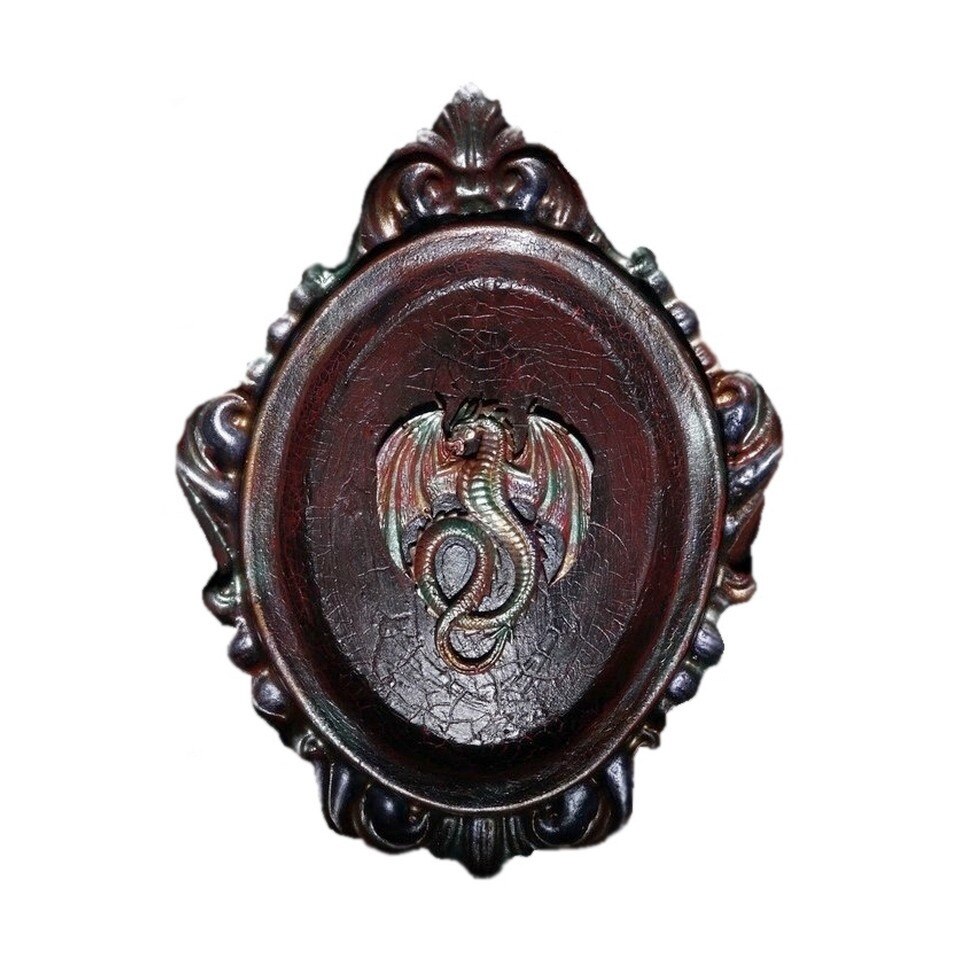 Tablou sau rama decorativa realizata handmade Dragon, Serena design