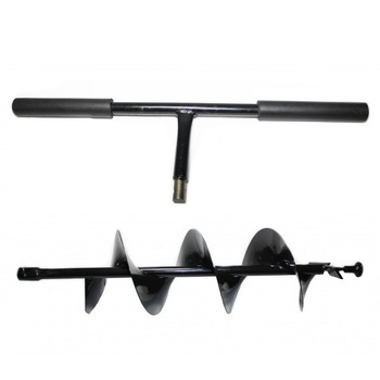 Burghiu manual 120mm GSA, Sapat gauri pamant PS-1151, Compatibil Motoburghiu/Foreza Burghiu manual 120mm GSA, Sapat gauri pamant PS-1151, Compatibil Motoburghiu/Foreza