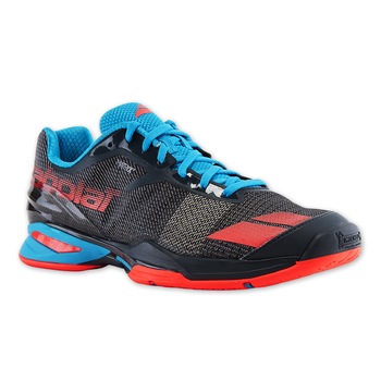 Pantofi Babolat Jet All Court, Junior, Multicolor, Gri/Rosu/Albastru Pantofi Babolat Jet All Court, Junior, Multicolor, Gri/Rosu/Albastru