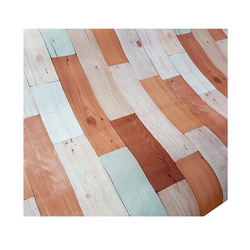 Autocolant pentru mobila autoadeziva scanduri maro si vernil, 5 m x 1 m