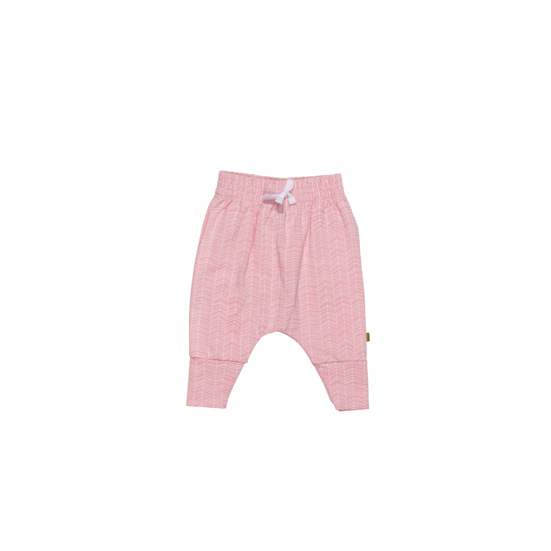 Pantaloni din bumbac organic, culoarea roz deschis, Roz deschis