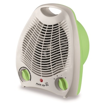 Aeroterma electrica TV EC alb cu verde, 2 trepte 1000-2000W, ventilatie si incalzire Aeroterma electrica TV EC alb cu verde, 2 trepte 1000-2000W, ventilatie si incalzire
