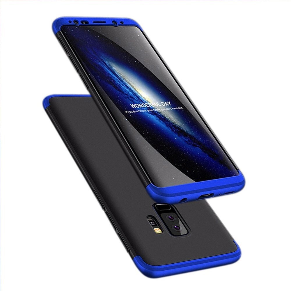 Husa de protectie Hurtel pentru Samsung Galaxy S9 Plus, Negru/Albastru