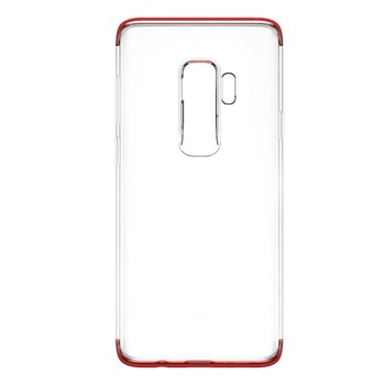 Husa de protectie Baseus Armor pentru Samsung Galaxy S9 Plus, Rosu/Transparent Husa de protectie Baseus Armor pentru Samsung Galaxy S9 Plus, Rosu/Transparent