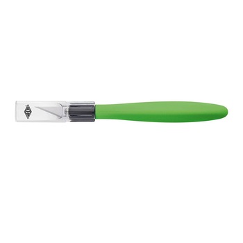 Cutter de precizie tip bisturiu Wedo 18 mm cu 5 lame de rezerva incluse Cutter de precizie tip bisturiu Wedo 18 mm cu 5 lame de rezerva incluse