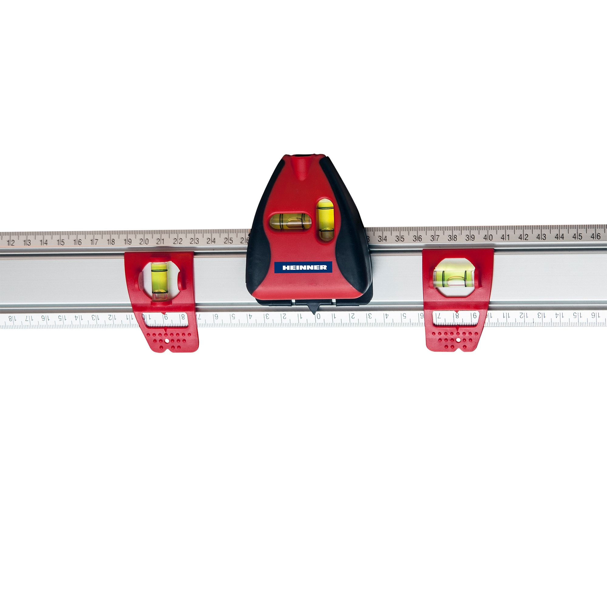 Rigla cu laser si bule Heinner, 80 cm