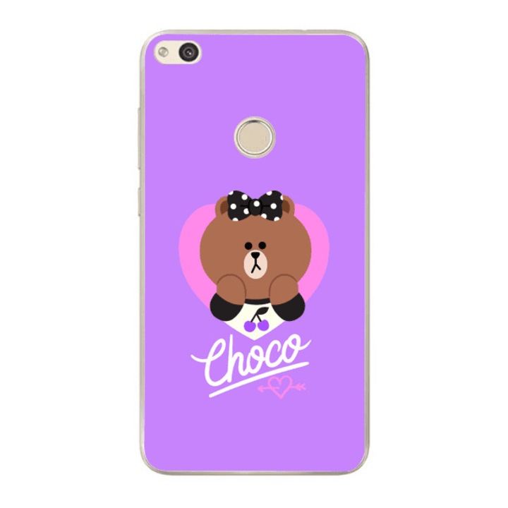 Husa silicon pentru P9 Lite 2017 - Purple Choco