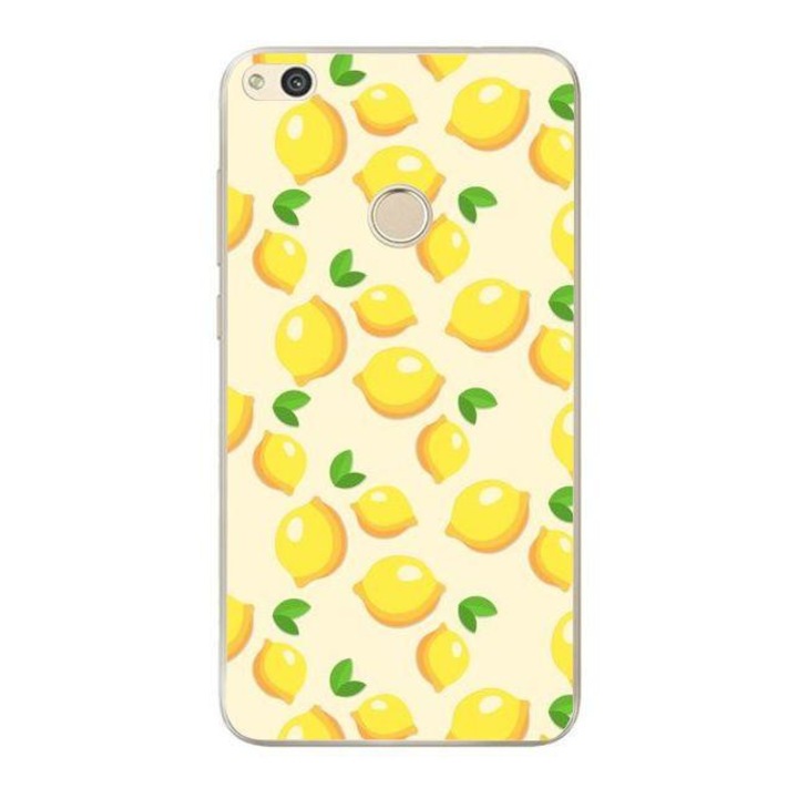 Husa silicon pentru P9 Lite 2017 - Lime Background