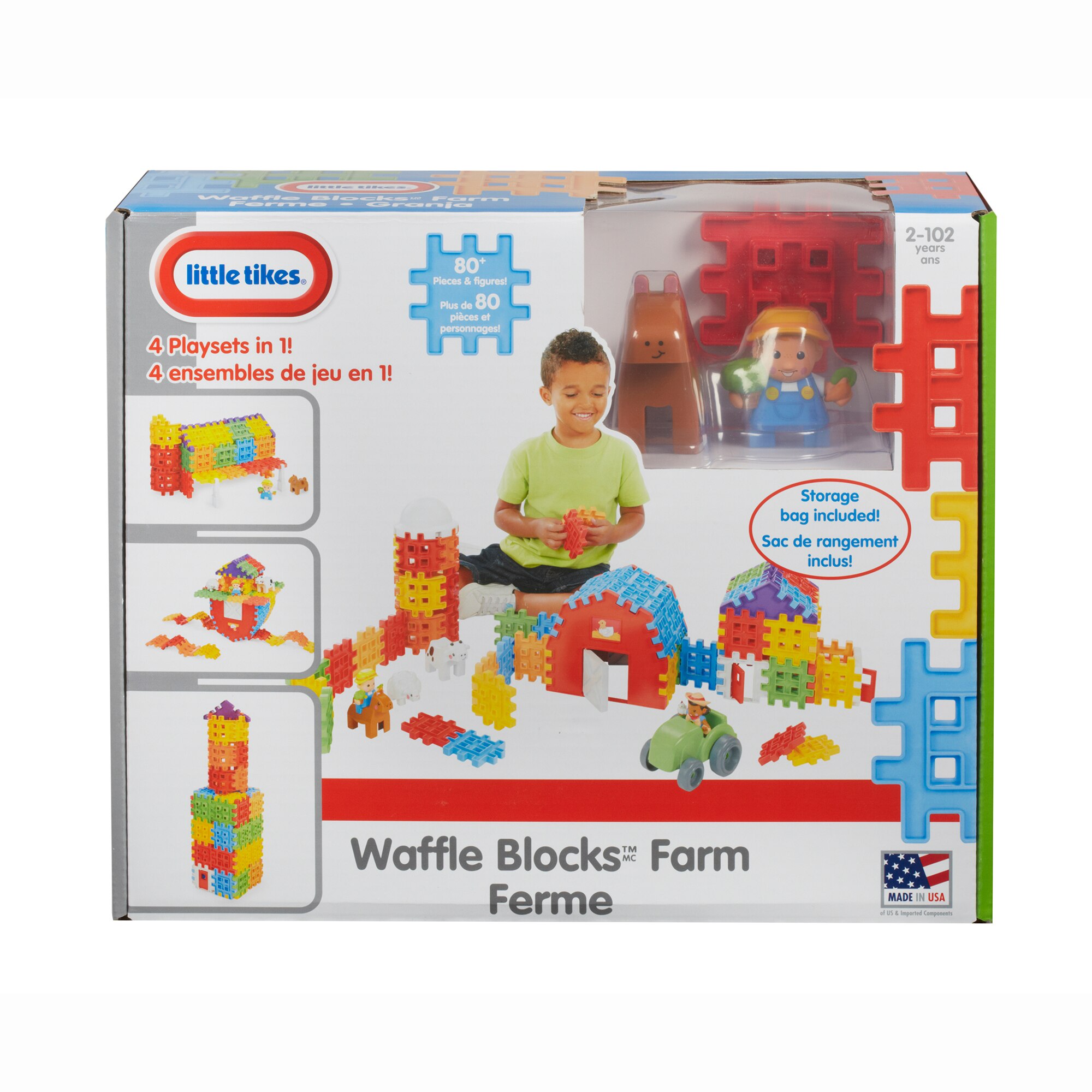 Cuburi constructii Little Tikes, Ferma