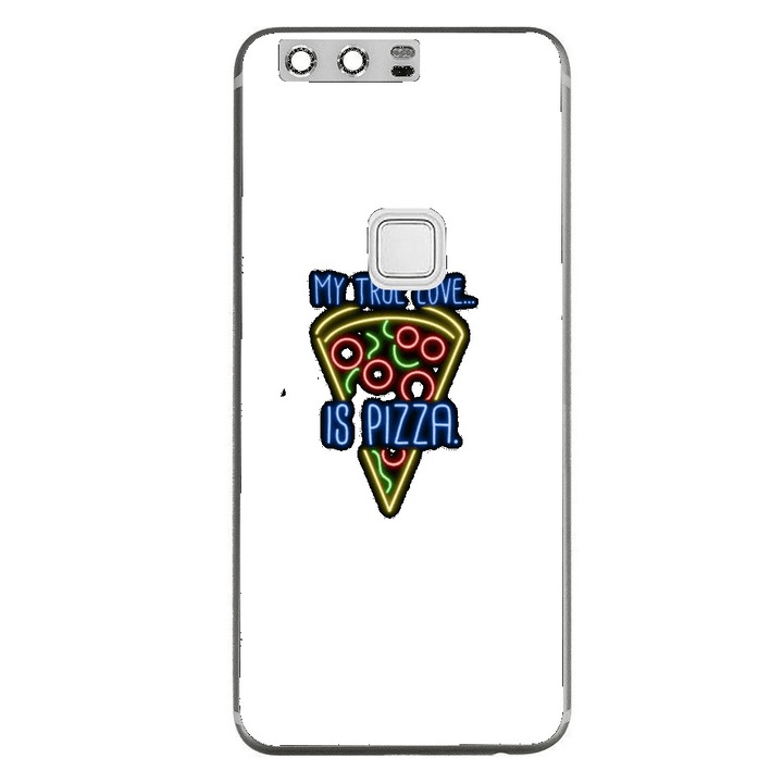 Husa silicon pentru Huawei P10 Lite - My True Love Is Pizza