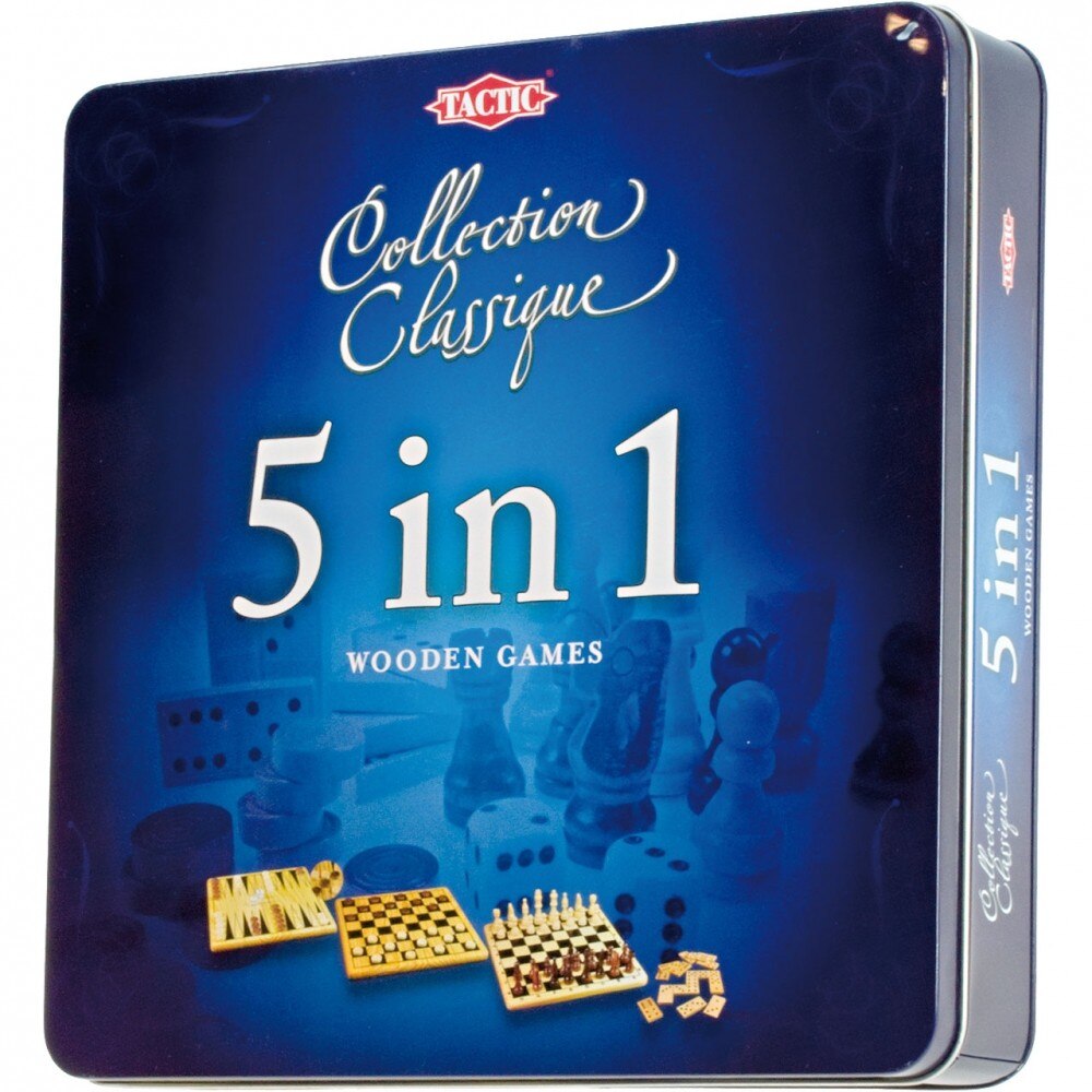 Set Tactic Jocuri de societate 5 in 1 Classique Collection