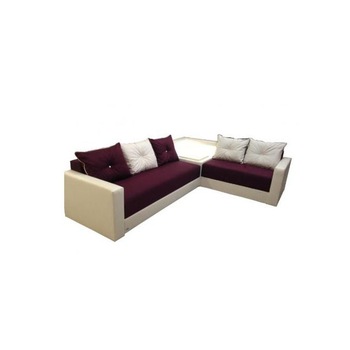 Coltar extensibil Sara, MobAmbient, Grena cu Crem, material textil si imitatie de piele, extensie 140 cm din plasa de arcuri tip relaxa, 1 lada de depozitare, 5 perne mari din stofa incluse, 300 x 230 cm Coltar extensibil Sara, MobAmbient, Grena cu Crem, material textil si imitatie de piele, extensie 140 cm din plasa de arcuri tip relaxa, 1 lada de depozitare, 5 perne mari din stofa incluse, 300 x 230 cm