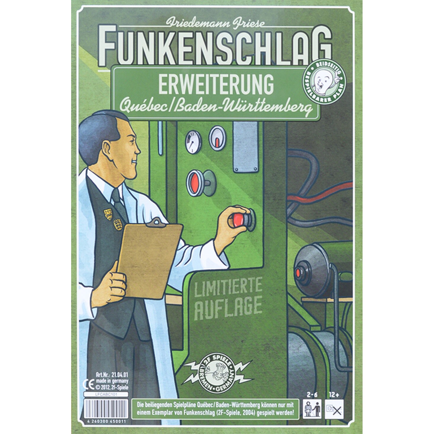 Joc de societate 2F-Spiele Reteaua Energetica, Extensie Quebec/Baden-Wurttemberg