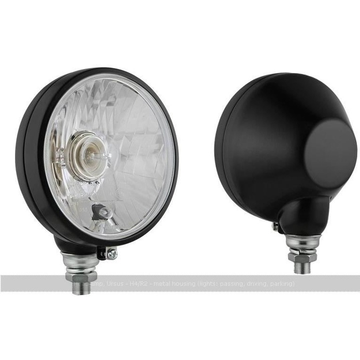 Far tractor rotund metal Ursus, cu pozitie, fara bec, H4, 42170 Zelmot Wesem