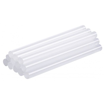 Set de 12 batoane de adeziv cu topire termica 11,2x100 mm TOLSEN Set de 12 batoane de adeziv cu topire termica 11,2x100 mm TOLSEN