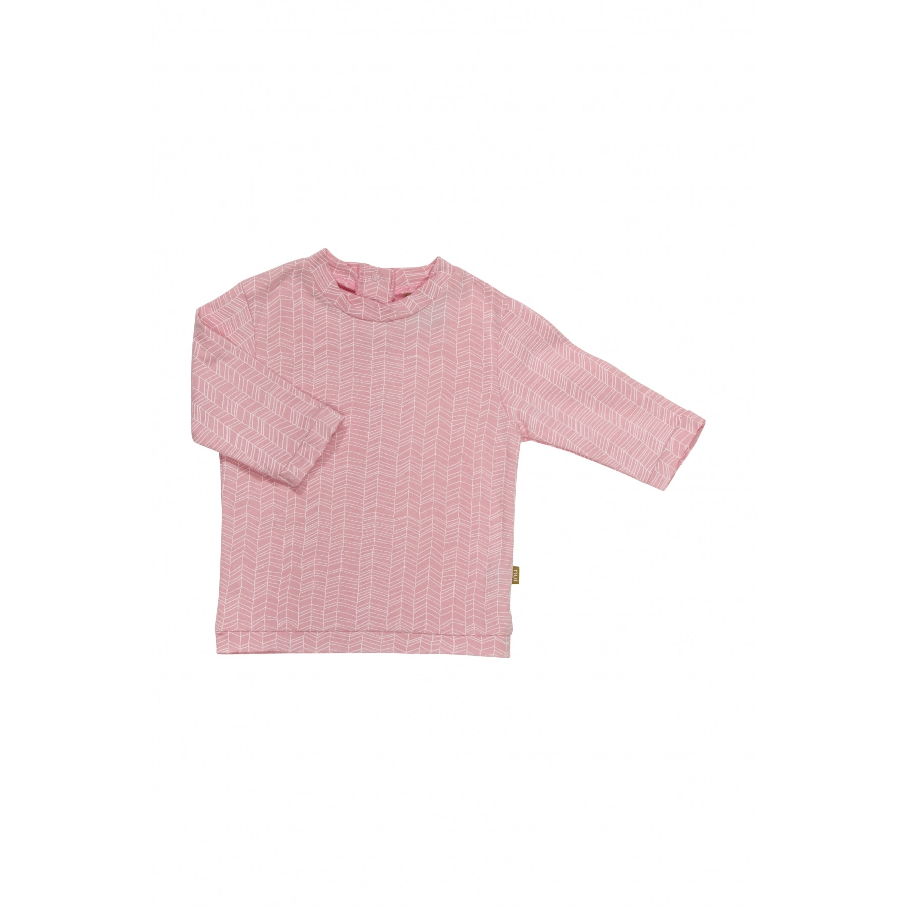 Tricou Laz din bumbac organic, culoarea trandafirie, marimea 82/84 cm