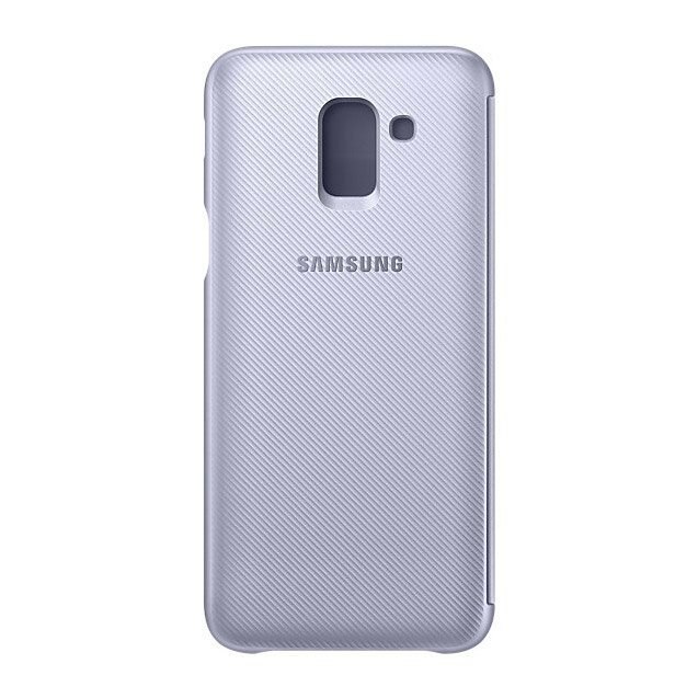 Husa de protectie Samsung cu slot pentru carduri, Galaxy J6 (2018), Mov