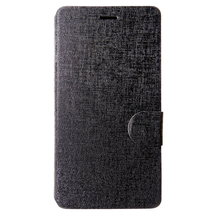 Черен калъф книжка със стойка за Sony Xperia M2 (D2303)