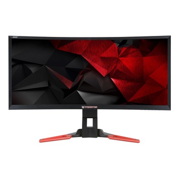 Monitor LED Acer Predator 35'', UW-UXGA, Curbat, HDMI, Display Port, USB 3.0, Negru/Rosu, Z35 Monitor LED Acer Predator 35'', UW-UXGA, Curbat, HDMI, Display Port, USB 3.0, Negru/Rosu, Z35
