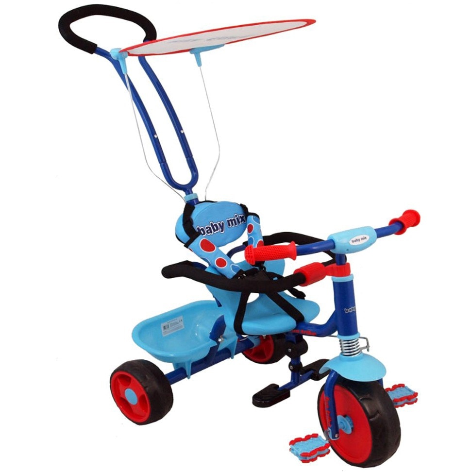 Tricicleta pentru copii BabyMix SW-J-23A, Albastru