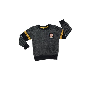 Pulover cu maneca lunga baieti Happy House HB-2026-N, Negru Pulover cu maneca lunga baieti Happy House HB-2026-N, Negru