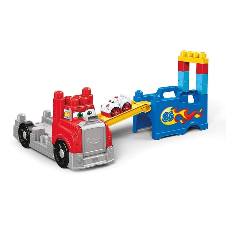 Mega Bloks Építőkészlet, Szállító teherautó, 15 db, többszínű