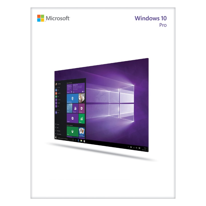 Microsoft Windows 10 Professional Licensz, 32 bites / 64 bites angol, USB flash meghajtó