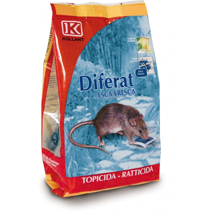 Otrava raticid pasta pentru soareci si sobolani, Diferat esca, 100g