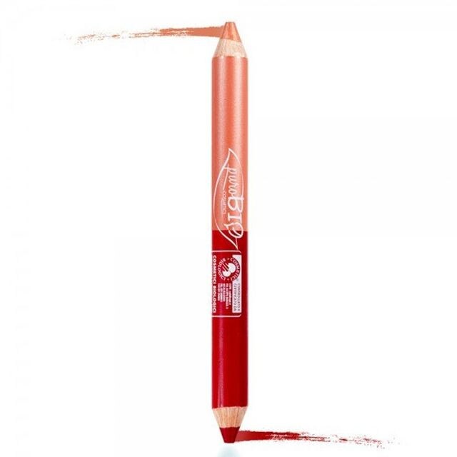 Creion ruj DUO zi & noapte - PuroBio Cosmetics