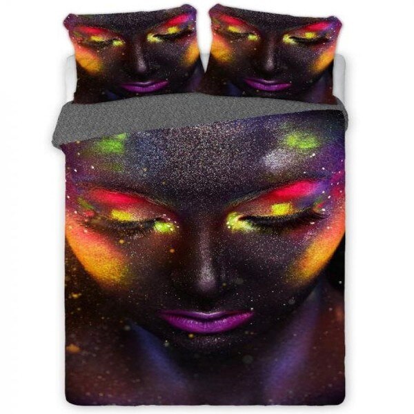 Lenjerie pat dublu percale Face 160 x 200 cm