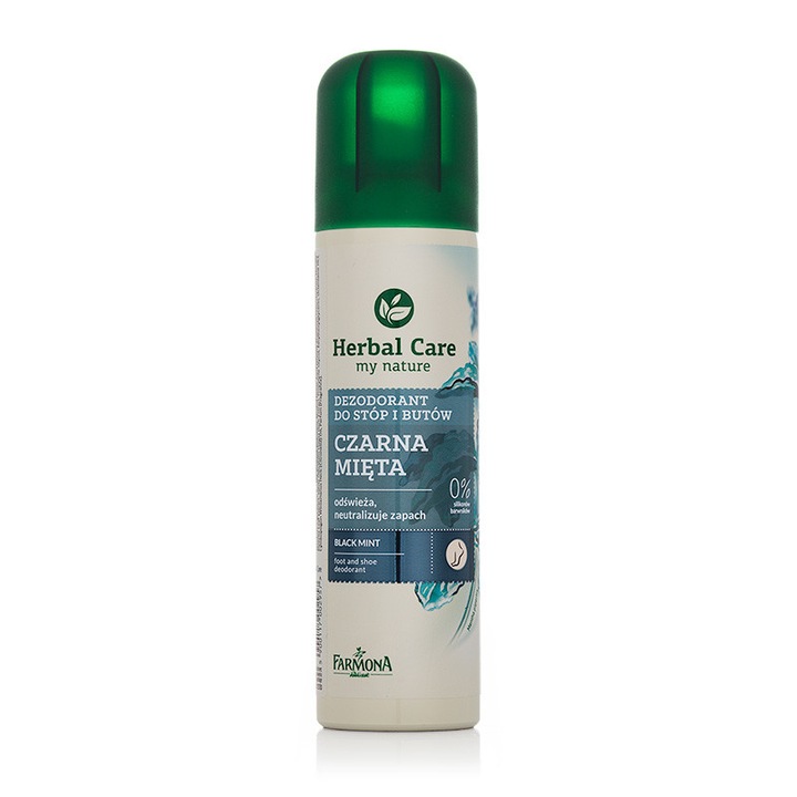 Deodorant pentru picioare si incaltaminte cu extract de MENTA NEAGRA, 150 ml