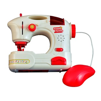 Masina de cusut alba, jucarie cu sunete Masina de cusut alba, jucarie cu sunete