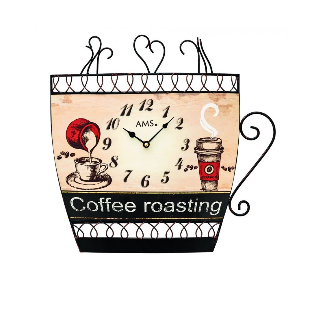 Ceas de perete AMS 9533 Multicolor