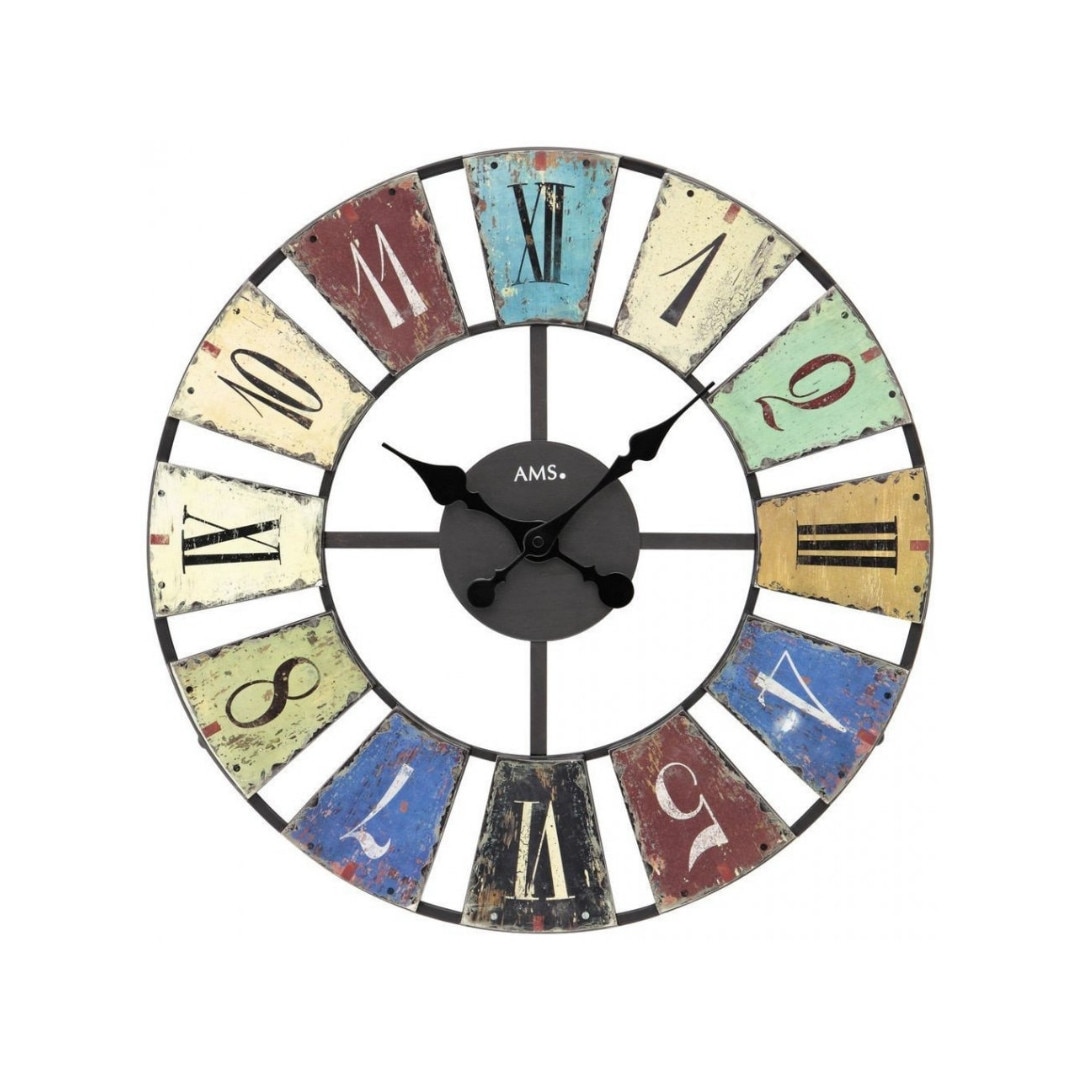 Ceas de perete AMS 9465 Multicolor