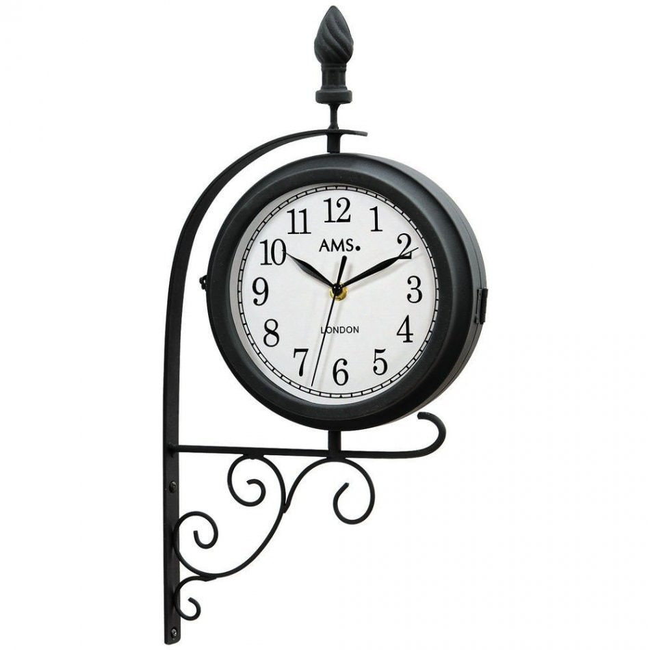 Ceas de perete AMS 9433 Negru