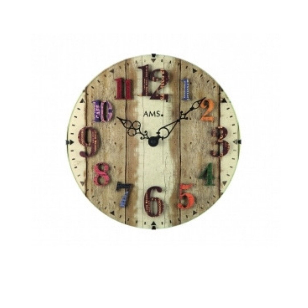 Ceas de perete AMS 9423 Multicolor