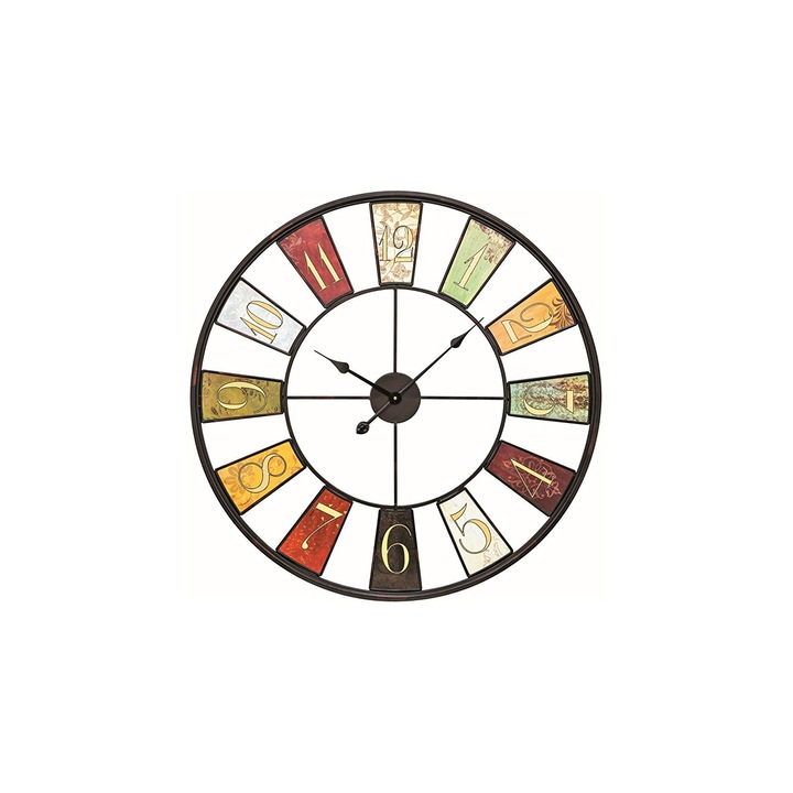 Ceas de perete AMS 9488 Multicolor