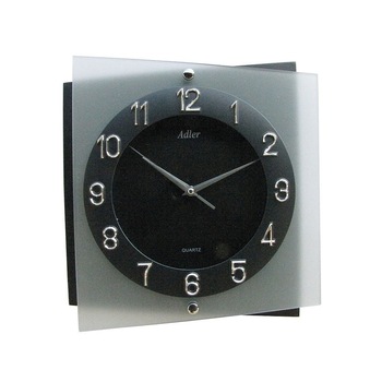 Ceas de perete Adler 5115 antracit argintiu Ceas de perete Adler 5115 antracit argintiu