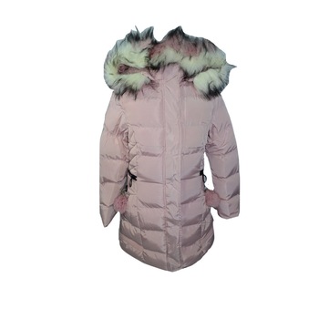 Geaca imblanita pentru fetite Happy House KK589-R, Roz Geaca imblanita pentru fetite Happy House KK589-R, Roz