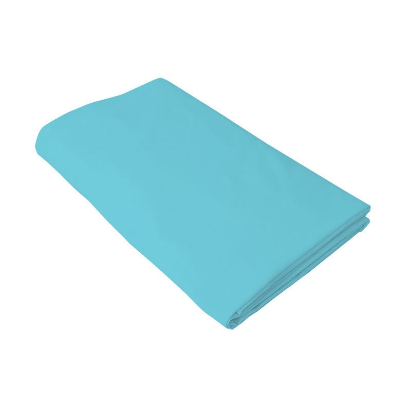 Cearceaf turcoaz cu elastic pat tineret 100x200 cm